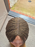 Brown Gold Micro Braid Twist Wig