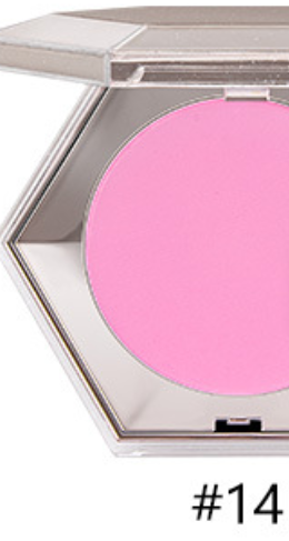 Hexagon Blush Compact – Pigment-Rich, 4 Shades, Buildable Colour, Mirror Included