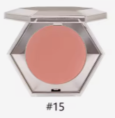 Hexagon Blush Compact – Pigment-Rich, 4 Shades, Buildable Colour, Mirror Included