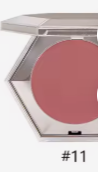 Hexagon Blush Compact – Pigment-Rich, 4 Shades, Buildable Colour, Mirror Included