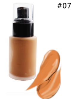 Waterproof Full Coverage Organic Foundation – 7 Shades, Lightweight, All Skin Types