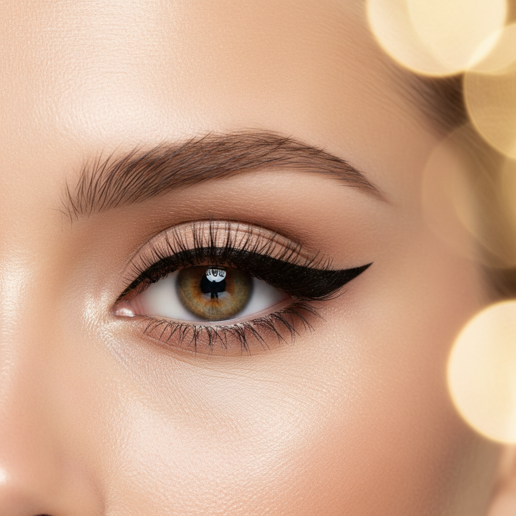 Above angle eye shot