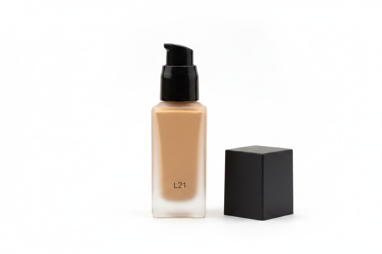 Waterproof Full Coverage Organic Foundation – 7 Shades, Lightweight, All Skin Types