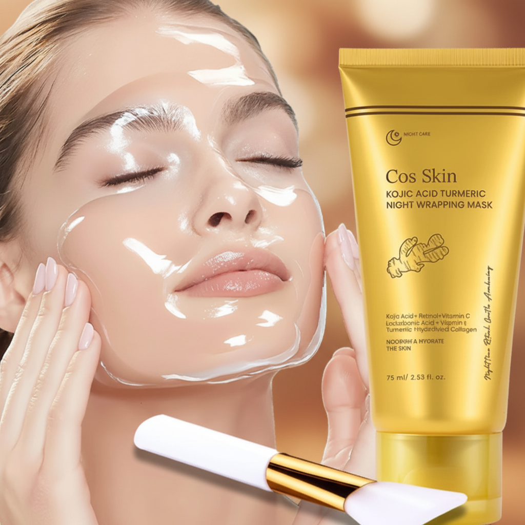 Mask application lifestyle shot